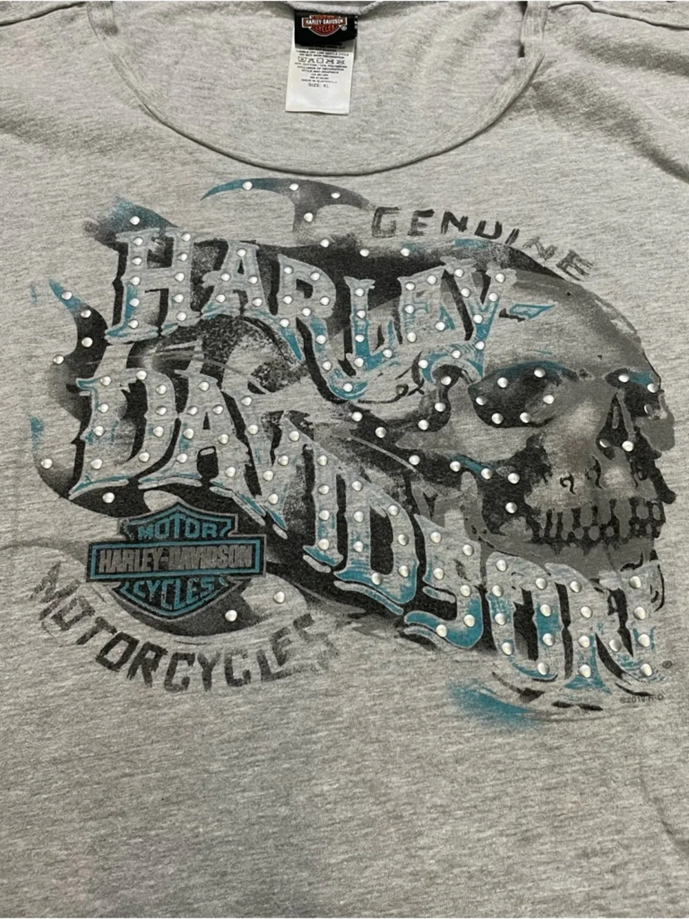 Harley-Davidson Bling Skull Tee XL Vision Harley-Davidson Repentigny QC - Picture 3 of 9